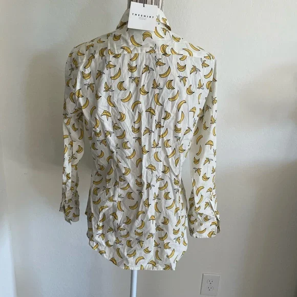 NWT The Shirt Rachel Behrens Banana Button Down - Picture 3 of 6
